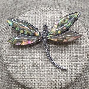 Iridescent Dragonfly Brooch